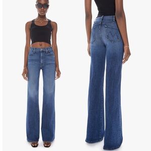 Mother The Hustler Roller Heel Jeans in High Fidelity